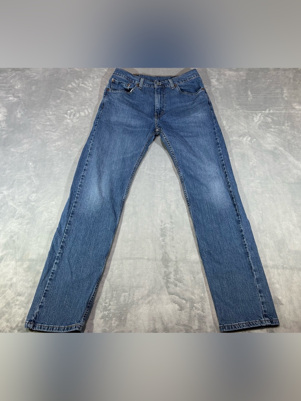 Levi Strauss 505 Jeans Mens 32x34 Blue Regular Fit Straight Leg Denim Pants